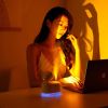 300ml Air Humidifier Sunset Projector Light Portable 2000mAh Battery Mini Sunset Light Humidifier Cool Mist Oil Diffuser
